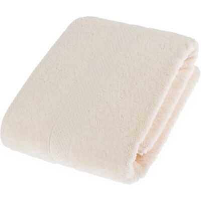 Homescapes Turkish Cotton Bath Towel Cream - Bath Towel Homescapes Turkish Cotton Bath Towel Cream - Bath Towel