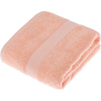 Homescapes Peach Bath Towel - Turkish Cotton - 500 GSM Homescapes Peach Bath Towel - Turkish Cotton - 500 GSM