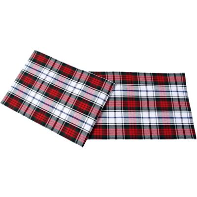 Homescapes Macduff Tartan Pack von 2 Platzsets - Weihnachten Homescapes Macduff Tartan Pack von 2 Platzsets - Weihnachten