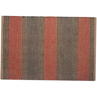 Homescapes Mehrfarbiger Geometrischer Jute Teppich - Teppich Homescapes Mehrfarbiger Geometrischer Jute Teppich - Teppich