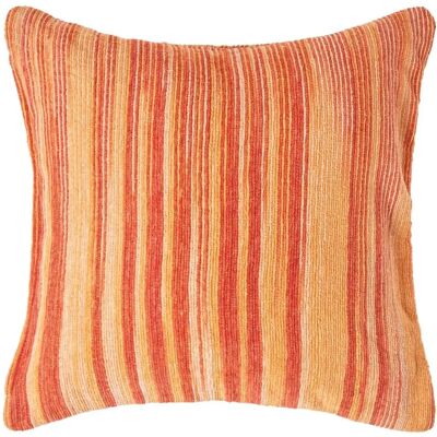 Homescapes Baumwolle Chenille Kissenbezug - 45 x 45 cm - Orange Homescapes Baumwolle Chenille Kissenbezug - 45 x 45 cm - Orange