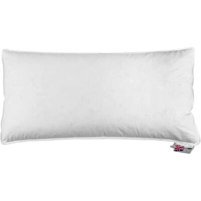 Homescapes Duck Feather Euro Continental Pillow - 40cm x 80cm - Pillow Homescapes Duck Feather Euro Continental Pillow - 40cm x 80cm - Pillow