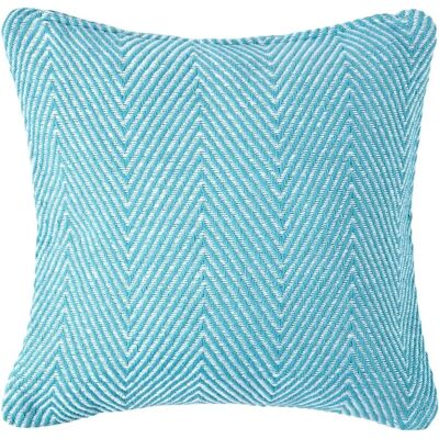 Homescapes Halden Teal Chevron Kissenbezug - Kissenhülle Homescapes Halden Teal Chevron Kissenbezug - Kissenhülle