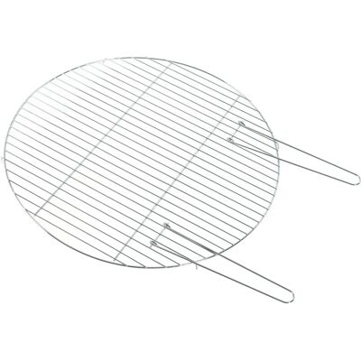 Homescapes Steel 60cm BBQ Grill for Fire Bowl with Handles Homescapes Steel 60cm BBQ Grill for Fire Bowl with Handles