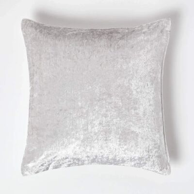 Homescapes Champagne Luxury Crushed Velvet Cushion Cover Homescapes Champagne Luxury Crushed Velvet Cushion Cover