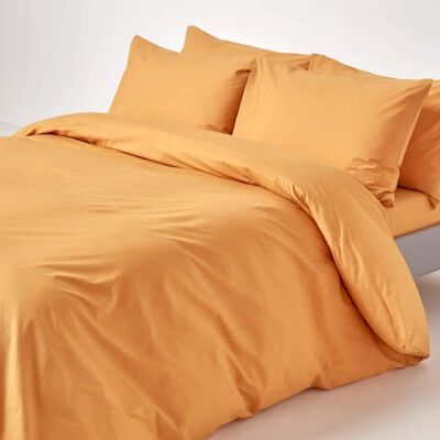 Homescapes Mustard Egyptian Cotton Duvet Cover - King - 200 TC Homescapes Mustard Egyptian Cotton Duvet Cover - King - 200 TC
