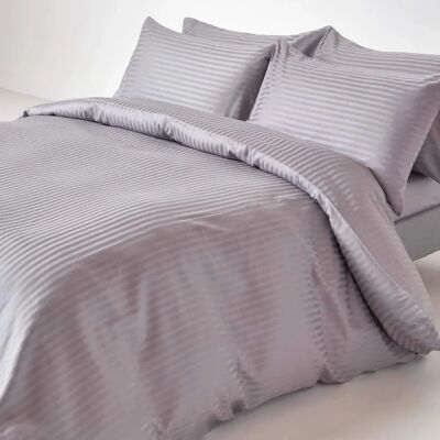 Homescapes Egyptian Cotton Stripe Duvet Cover - Duvet Cover Homescapes Egyptian Cotton Stripe Duvet Cover - Duvet Cover