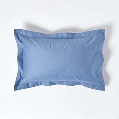 Homescapes Egyptian Cotton Pillowcase - 48x74cm - Airforce Blue - Standard Homescapes Egyptian Cotton Pillowcase - 48x74cm - Airforce Blue - Standard