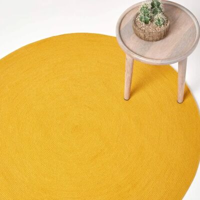 Homescapes Handmade Woven Braided Oval Rug - Rug Homescapes Handmade Woven Braided Oval Rug - Rug
