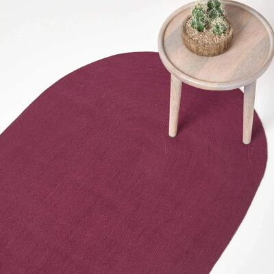 Homescapes Handmade Woven Braided Oval Rug - Rug Homescapes Handmade Woven Braided Oval Rug - Rug