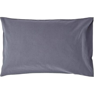 Homescapes Dark Grey Linen Housewife Pillowcase - Pillowcase Homescapes Dark Grey Linen Housewife Pillowcase - Pillowcase