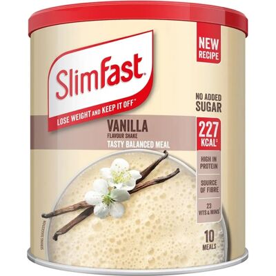 SlimFast Vanilla Powder Tin - Meal Replacement Powder SlimFast Vanilla Powder Tin - Meal Replacement Powder