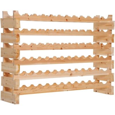 HOMCOM 72 Bottle Wine Rack - Space-Saving Storage for Wine Lovers HOMCOM 72 Bottle Wine Rack - Space-Saving Storage for Wine Lovers