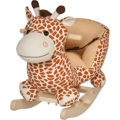 HOMCOM Animal Baby Rocking Horse Giraffe - 32 Songs - Unisex HOMCOM Animal Baby Rocking Horse Giraffe - 32 Songs - Unisex