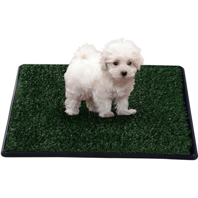PawHut Large Dog Toilet Mat Indoor Potty Puppy Trainer Grass Litter Tray Pad - Dog Toilet Mat PawHut Large Dog Toilet Mat Indoor Potty Puppy Trainer Grass Litter Tray Pad - Dog Toilet Mat