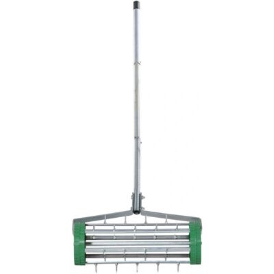 Outsunny Garden Lawn Aerator - Heavy Duty Steel Grass Roller - Green - Lawn Aerator Outsunny Garden Lawn Aerator - Heavy Duty Steel Grass Roller - Green - Lawn Aerator