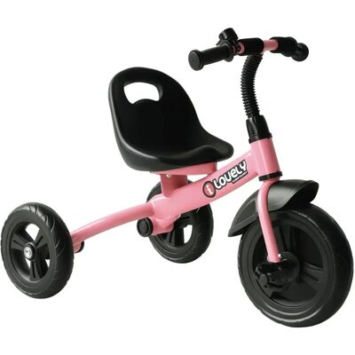 HOMCOM Kids Tricycle - Pink - Safety Toy for Kids 18 Months+ HOMCOM Kids Tricycle - Pink - Safety Toy for Kids 18 Months+