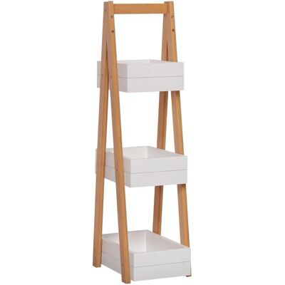 HOMCOM A-Shape 3-Tier Bathroom Storage Rack - Bathroom Storage HOMCOM A-Shape 3-Tier Bathroom Storage Rack - Bathroom Storage