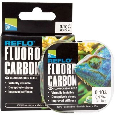 Preston Innovations Reflo Power Fluorocarbon - Azul 0,220 mm - Línea de pesca Preston Innovations Reflo Power Fluorocarbon - Azul 0,220 mm - Línea de pesca