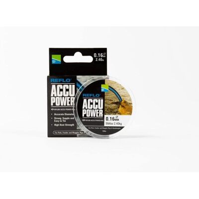 Ligne de Pêche Transparente Accu Power - Accu Power Mono - Publicité Ligne de Pêche Transparente Accu Power - Accu Power Mono - Publicité