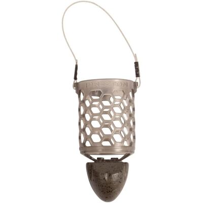 Preston Innovations Hexmesh Bullet L Marron - Feeder - Publicité Preston Innovations Hexmesh Bullet L Marron - Feeder - Publicité