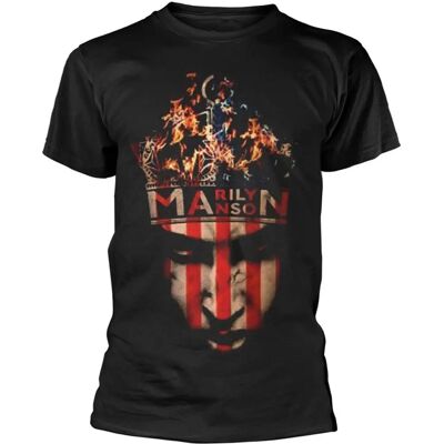 Marilyn Manson Crown Black T-shirt - Rock Marilyn Manson Crown Black T-shirt - Rock