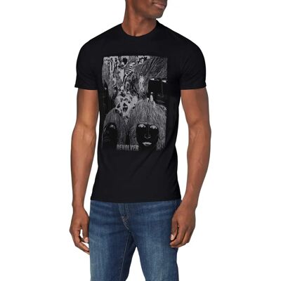 HeyRusty The Beatles Reverse Revolver T-shirt - Unisex, Svart, Small HeyRusty The Beatles Reverse Revolver T-shirt - Unisex, Svart, Small