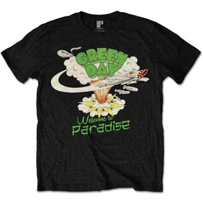 HeyRusty Green Day Welcome To Paradise Black Small - T-shirt HeyRusty Green Day Welcome To Paradise Black Small - T-shirt
