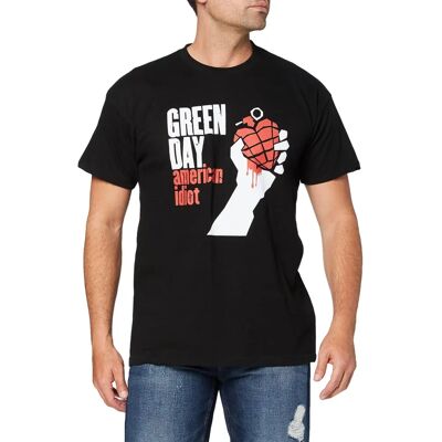 Tricou unisex Green Day American Idiot negru XXL Tricou unisex Green Day American Idiot negru XXL