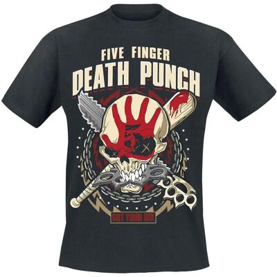 HeyRusty Five Finger Death Punch Zombie Kill Svart XL - T-shirt HeyRusty Five Finger Death Punch Zombie Kill Svart XL - T-shirt
