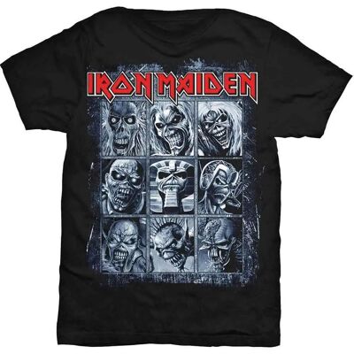 Iron Maiden Nine Eddies Fekete XL Póló - Rock Iron Maiden Nine Eddies Fekete XL Póló - Rock