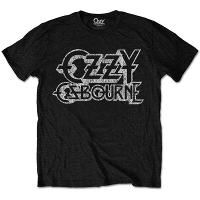 HeyRusty Ozzy Osbourne - Vintage Logo - T-paita - Musta - Iso HeyRusty Ozzy Osbourne - Vintage Logo - T-paita - Musta - Iso