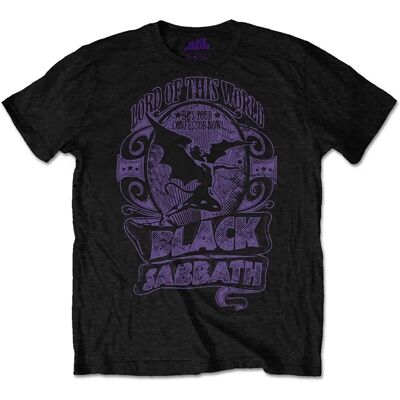 Black Sabbath Seigneur de ce Monde T-shirt Officiel - Publicité Black Sabbath Seigneur de ce Monde T-shirt Officiel - Publicité