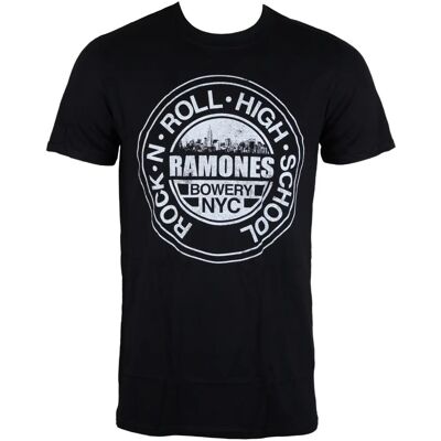 Tricou mic negru Ramones - Rock 'n Roll High School Tricou mic negru Ramones - Rock 'n Roll High School