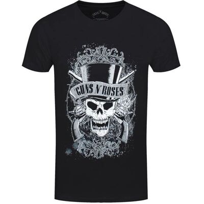 Guns N' Roses Black Faded Skull Unisex T-Shirt - T-Shirt Guns N' Roses Black Faded Skull Unisex T-Shirt - T-Shirt