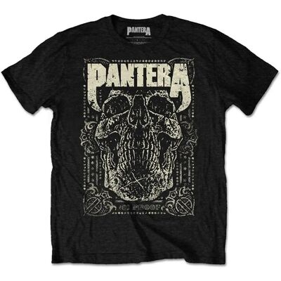 HeyRusty Pantera Modell 101 Proof Skull Schwarzes T-Shirt HeyRusty Pantera Modell 101 Proof Skull Schwarzes T-Shirt