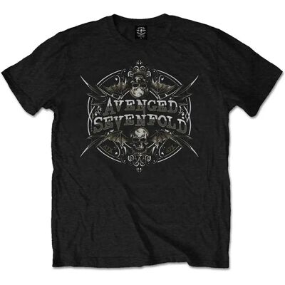 HeyRusty Unisex T-shirt Avenged Sevenfold - Reflections - Svart - M HeyRusty Unisex T-shirt Avenged Sevenfold - Reflections - Svart - M