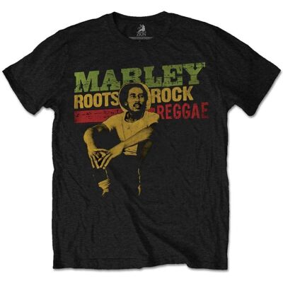 HeyRusty Bob Marley - Svart - Kortärmad T-shirt - Rock HeyRusty Bob Marley - Svart - Kortärmad T-shirt - Rock