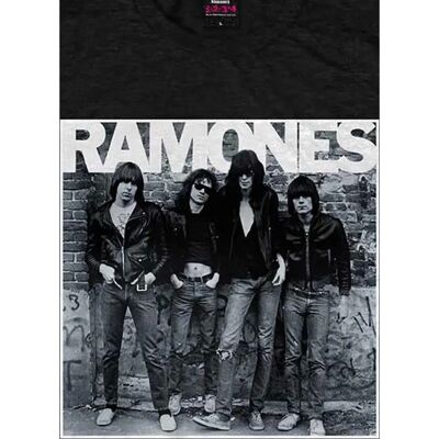 Ramones 1:a Album Svart T-shirt - Musik Ramones 1:a Album Svart T-shirt - Musik