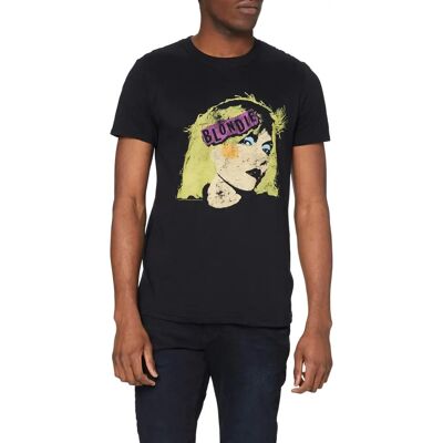 Rock Off Blondie Punk Logo T-shirt - Unisex Bomull Rock Off Blondie Punk Logo T-shirt - Unisex Bomull