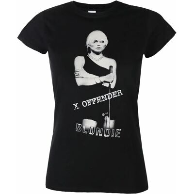 Hey Rusty Blondie Dam T-shirt - Svart - Rock Off - BLDTS02LB - T-shirt Hey Rusty Blondie Dam T-shirt - Svart - Rock Off - BLDTS02LB - T-shirt
