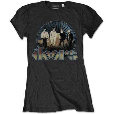 Hey Rusty The Doors Vintage Svart T-shirt - T-shirt Hey Rusty The Doors Vintage Svart T-shirt - T-shirt