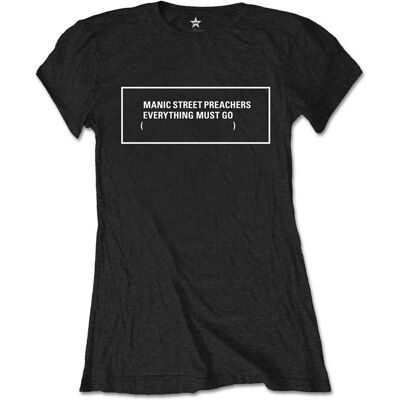 Manic Street Preachers Svart Monokrom T-shirt - T-shirt Manic Street Preachers Svart Monokrom T-shirt - T-shirt
