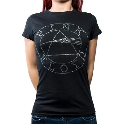 Pink Floyd Black Diamante T-shirt - T-shirt Pink Floyd Black Diamante T-shirt - T-shirt