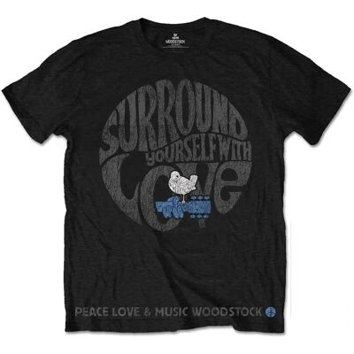 HeyRusty Woodstock 2XL Svart T-shirt - T-shirt HeyRusty Woodstock 2XL Svart T-shirt - T-shirt