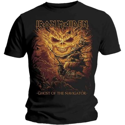 Zwarte Iron Maiden Ghost of the Navigator T-shirt - Rock Zwarte Iron Maiden Ghost of the Navigator T-shirt - Rock