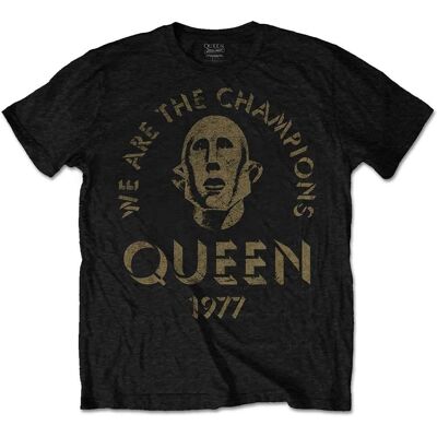 Queen We are the Champions Black T-shirt - Rock Queen We are the Champions Black T-shirt - Rock