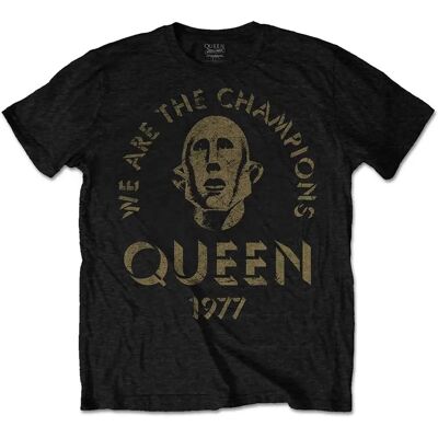 Queen We Are The Champions Black X-Large T-shirt Queen We Are The Champions Black X-Large T-shirt