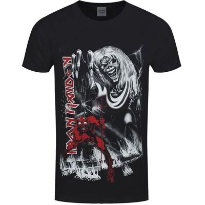 Iron Maiden Schwarzes T-Shirt - Number Of The Beast Jumbo - Rock Merchandise Iron Maiden Schwarzes T-Shirt - Number Of The Beast Jumbo - Rock Merchandise