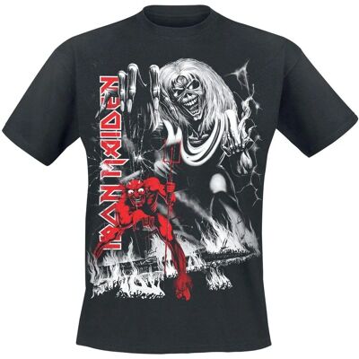 HeyRusty Iron Maiden T-Shirt - Nummer des Biests - Schwarz XXL HeyRusty Iron Maiden T-Shirt - Nummer des Biests - Schwarz XXL